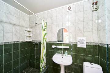 Фото номера Двухместный номер с 1 кроватью или 2 отдельными кроватями и террасой Гостиница Гринвич г. Заозёрное 10